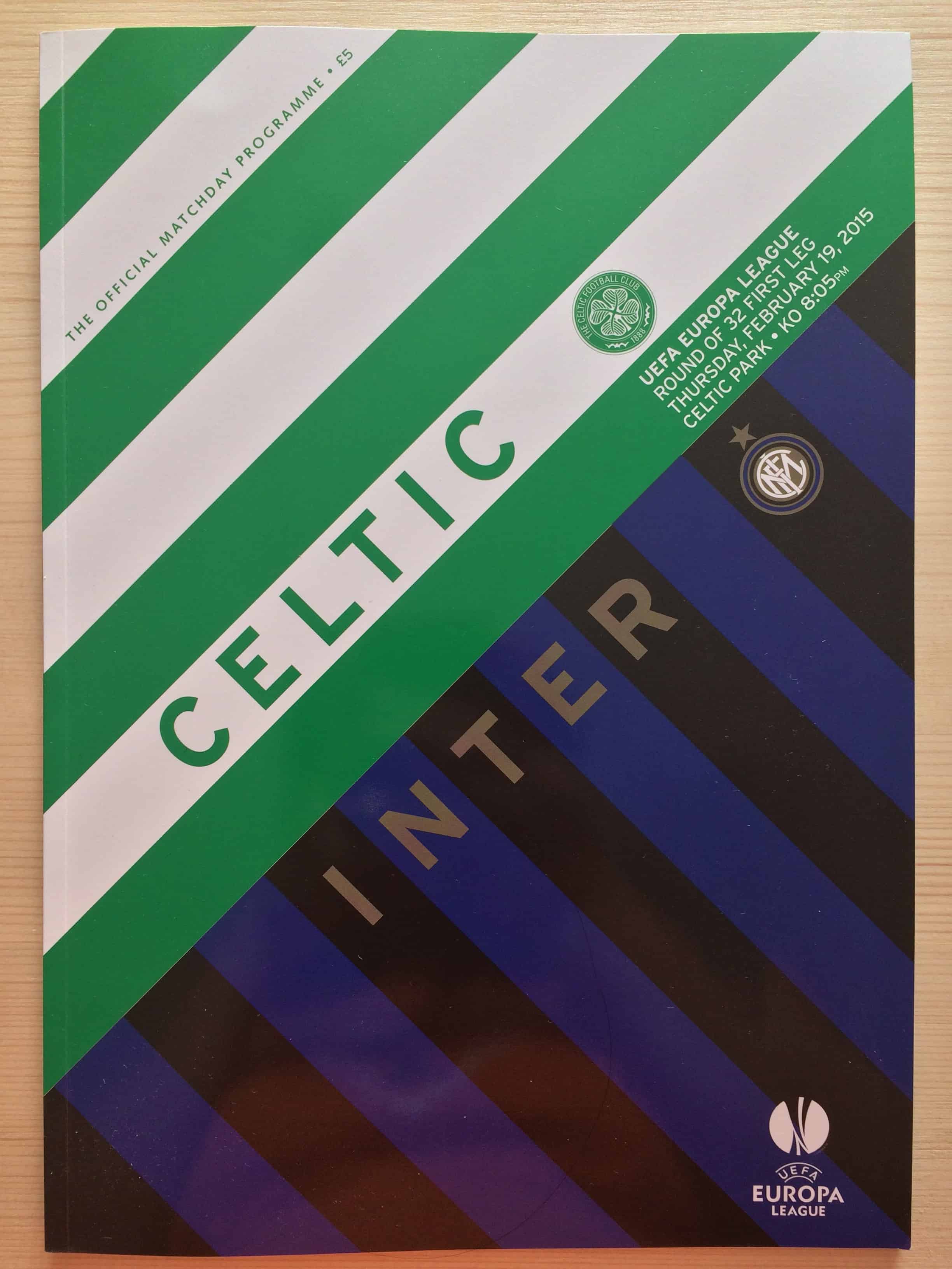 Celtic (Glasgow) FC v Internazionale/Inter Milan